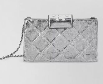 Tory Burch fleming leather clutch bag