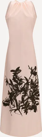 Crida Milano Petunia long Dress in cotton and viscose duchesse Female 1