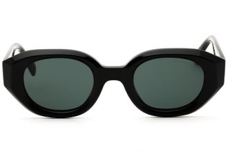 Emporio Armani 0EA4230U Oval Acetate Sunglasses - Black