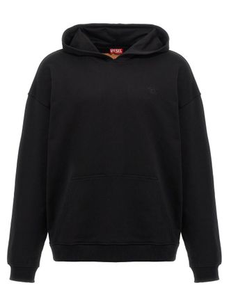 Diesel Black S-Boxt-Hood-Bleach Hoodie