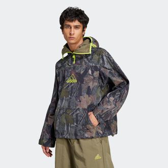 adidas Sommerjacke ADIDAS ORIGINALS CAMO JACKET Q1, Herren, Gr. XXL, gr&uuml;n (olive strata), Obermaterial: 100% Polyamid, Jacken Sommerjacke