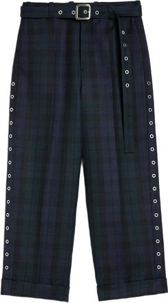 Jil Sander Pantaloni dritti in lana - Verde