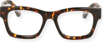 Off-white Havana 52mm Square Optical Frames at Nordstrom Rack