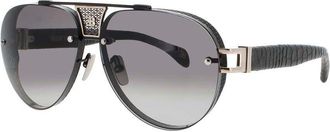 Bugatti Unisex Black Rectangular Sunglasses 05BK