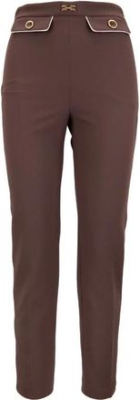 Elisabetta Franchi Mujer, Pantalones, Marr&oacute;n, Talla: S
