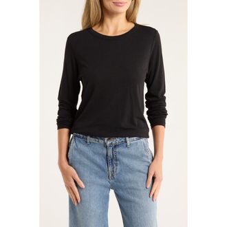 Buck Mason Cloud Jersey Long Sleeve T-Shirt in Black at Nordstrom Rack, Size X-Small
