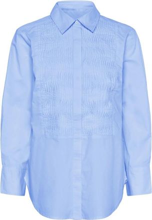 Part Two Natinka Shirt - Dames - Overhemden - Blauw - M - Katoen - Overhemden