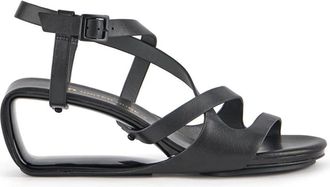United Nude Mobius Sia Mid - Dames - Sleehakken - Zwart - 39 EU - Leer - Schoenen