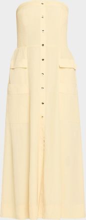 Ramy Brook Blair Strapless Midi Dress