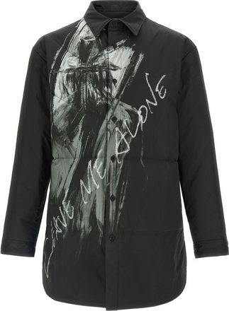 Yohji Yamamoto Gewatteerd Overshirt - Heren - Zomerjassen - Veelkleurig - XL - Nylon - Jassen