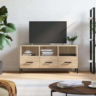 vidaXL Vidaxl - Mueble De Tv Madera De Ingenier&iacute;a Roble Sonoma 102x36x50 Cm