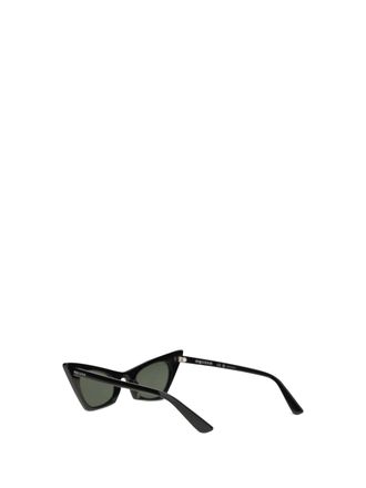 Alexander McQueen Womens Sunglasses Cat-Eye Black-Smoke Plastic Black/smoke