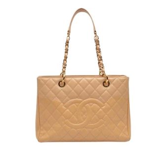 Chanel Pre-owned Grand Shopping Tote - Pre-owned - Mujer - Beige - ONE SIZE
