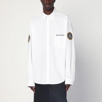 Balenciaga Camicia button-down Uniform Merch bianca