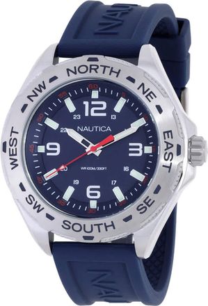 Nautica Clearwater Beach Quartz Blue Dial Mens Watch NAPCWS304