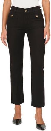 DL1961 Mara Instasculpt Mid Rise Ankle Straight Leg Jeans in Black Onyx Dynamic at Nordstrom Rack, Size 32