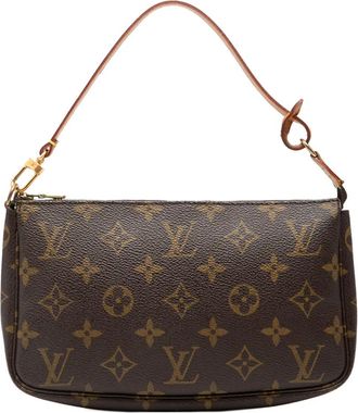 Louis Vuitton Borsa a spalla Pochette Accessoires con monogramma 2000 - Marrone