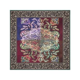 Pierre-Louis Mascia Winter Scarves, unisex, Multicolor, Size: ONE SIZE Square Wool Shawl Scarf
