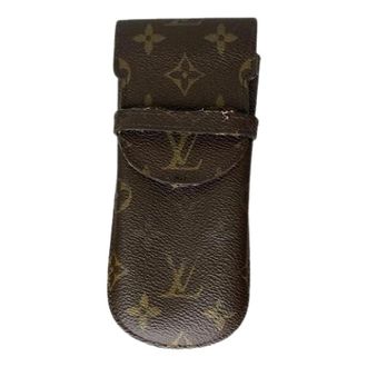 Louis Vuitton Pre-owned Vintage Pouch - Dames - Pre-owned - Bruin - Maat: ONE Size Leer