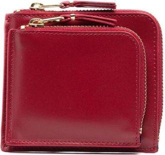 Comme Des Garçons external-pocket coin purse - unisex - Calf Leather - One Size - Red