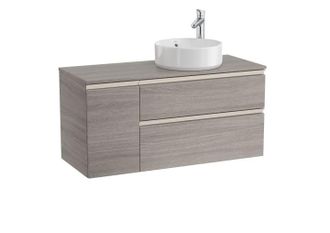Roca Roca - Mueble Base De 2 Cajones Para Lavabo De Sobre Encimera The Gap