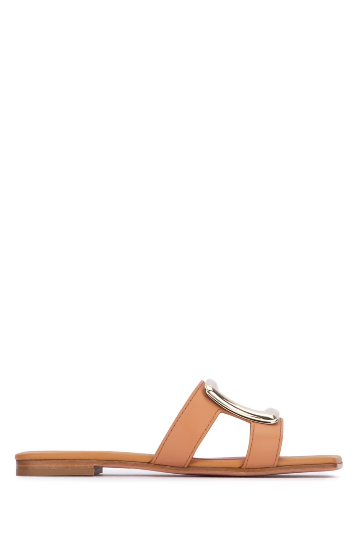 サンダル・ミュール ROGER VIVIER VIV RANGERS LEATHER SANDALS Viv' Rangers Sandals in leather Black Woman