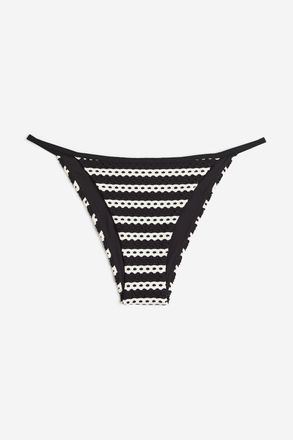 H&M Bikinihose Tanga - Schwarz