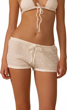 Montce Swim Low Rise Drawstring Short In Seychelles