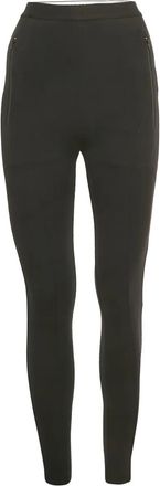 Balenciaga Leggings con zip - Nero