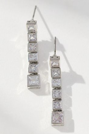 Maeve Square Glam Drop Earrings