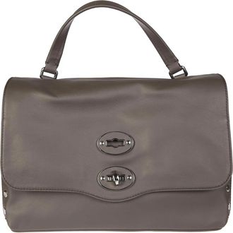 Zanellato Postina Saeta Small - Dames - Handtassen - Bruin - ONE Size - Katoen - Tassen
