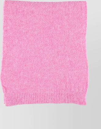 American Vintage soft textured ribbed edge scarf