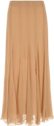 Chlo&eacute; Skin Pink Chiffon Skirt