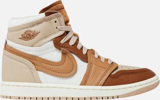 Nike Womens Nike Air Jordan 1 Mm High Brown Sneakers - Size: 5.5