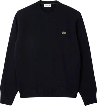 Lacoste Sweaters - Heren - Sweatshirts - Blauw - XL - Wol - Hoodies & sweatvesten