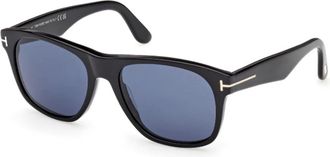 Tom Ford Sunglasses, unisex, Black, Size: 55 MM Marlon Sunglasses