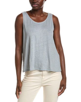 Eileen Fisher Eileen Fisher Scoop Neck Linen Tank