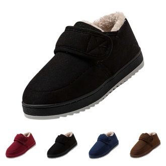 Generic UK 6 Womens Winter Snow Boots for Cold Weather Booties, Slip Resistant Outdoor Shoes with Hook and Loop Closure, Outdoor Comfortable Warm Fur Lined Bo