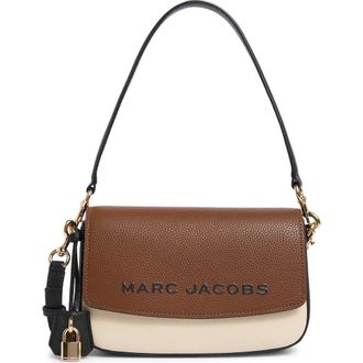 Marc Jacobs The Bold Saddle Leather Shoulder Bag in Cognac Multi at Nordstrom Rack