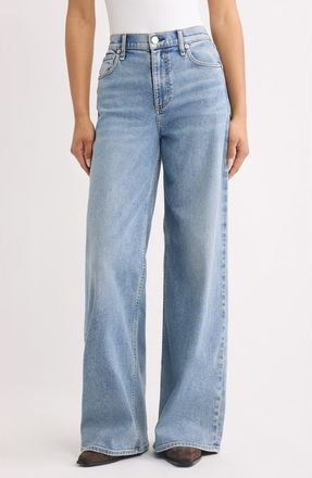 Rag & Bone Featherweight Sofie High Waist Wide Leg Jeans in Margo at Nordstrom, Size 34