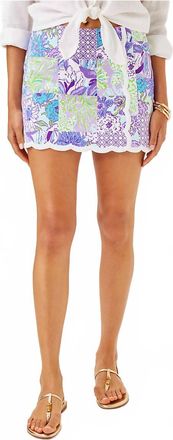 Lilly Pulitzer Michelina Mini Skort In Multi Juicy Story Patch