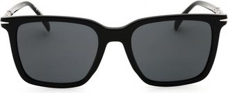 David Beckham Acetate Frame with Tinted Lenses Sunglasses - Black