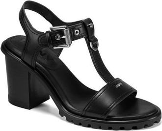 DKNY Marg Ankle Strap Sandal in Black at Nordstrom, Size 7.5