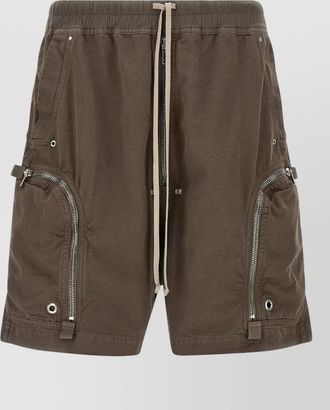 Rick Owens cotton cargo shorts