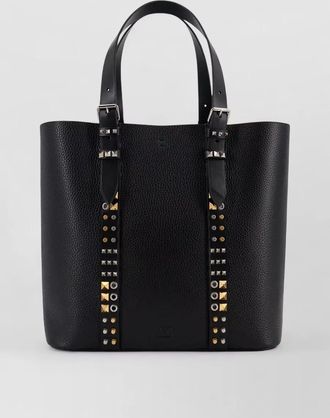 Valentino Garavani leather tote bag dual handles iconic studs