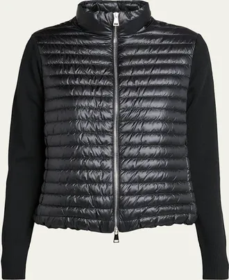 Moncler Hybrid Puffer Cardigan