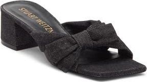 Stuart Weitzman Sofia 45 Slide Sandal in Black at Nordstrom Rack, Size 10.5