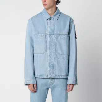 Stone Island Coach jacket Indigo Denim Raw blu