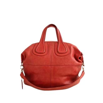 Givenchy Pre-owned Handbags, female, Red, Size: ONE SIZE Pre-owned Leather Handbag