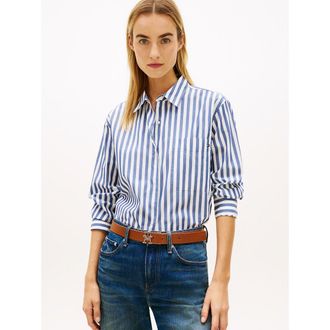 Tommy Hilfiger Gestreepte blouse met lange mouwen